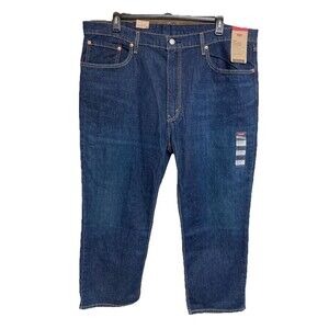 Men's Levi's 559 Relaxed Fit Straight Leg Jeans Blue Dark Wash Size 44x29 NWT